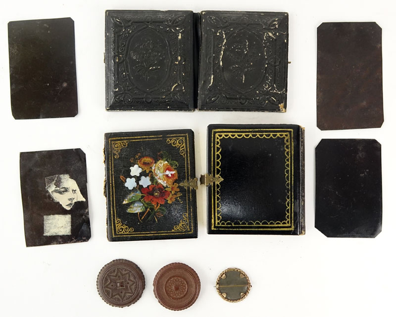 Lot of Eight (8) 19th Century Daguerreotypes