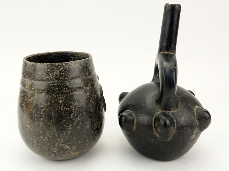 Two Pre-Colombian Style Vessels