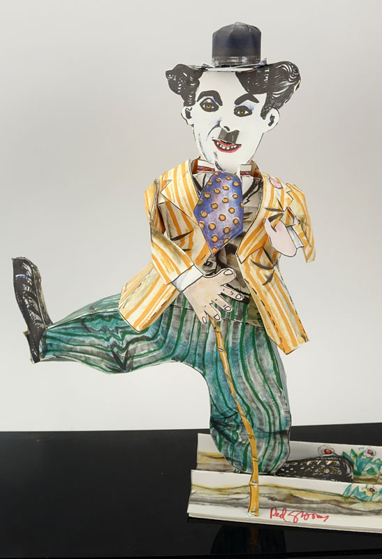 Red Grooms, American (b. 1937) "Charlie Chaplin" 3-D