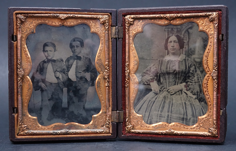 Lot of Five (5) 19th Century Cased Daguerreotypes