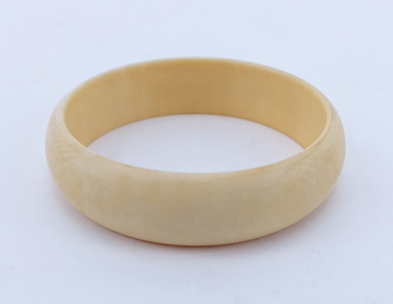 Lot of Five (5) Vintage Ivory Bracelets and Earrings