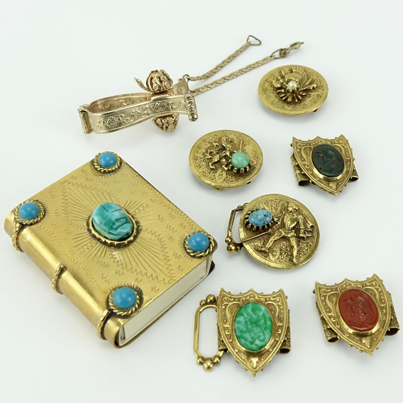 Lot of Assorted Gold Tone Items