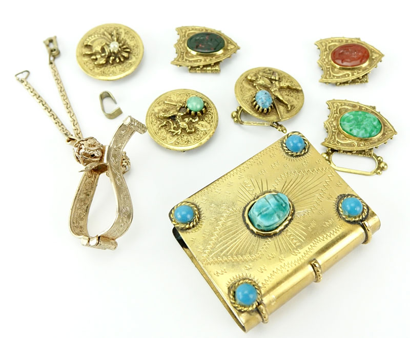 Lot of Assorted Gold Tone Items