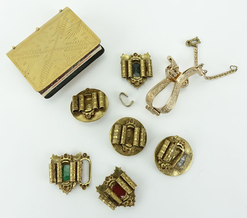 Lot of Assorted Gold Tone Items