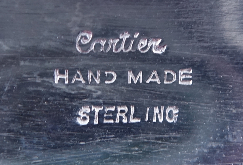 Cartier Hand Made Sterling Silver Trinket Bag