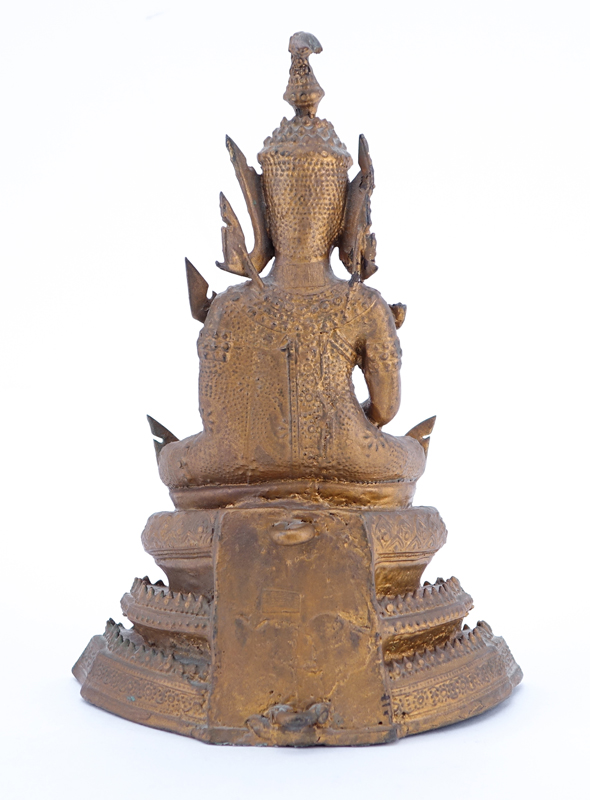 Mid-Century Bronze Buddha