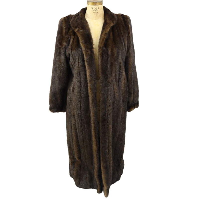 Vintage Antonovich Full Length Mink Coat