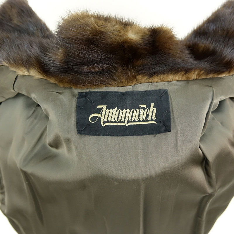 Vintage Antonovich Full Length Mink Coat