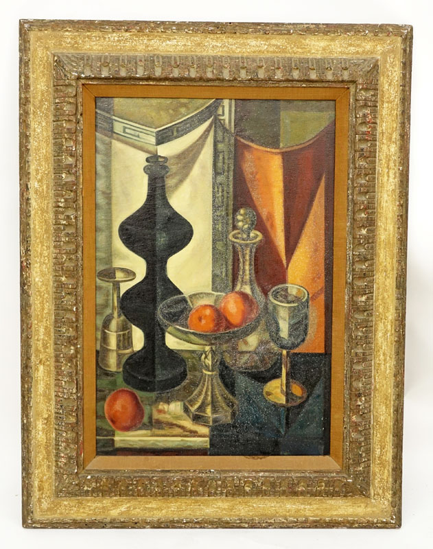 19/20th Century Oil on Canvas "Still Life", unsigned