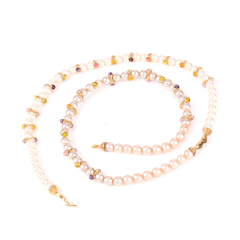 Ten (10) Pieces Faux Pearl Costume Fashion Jewelry