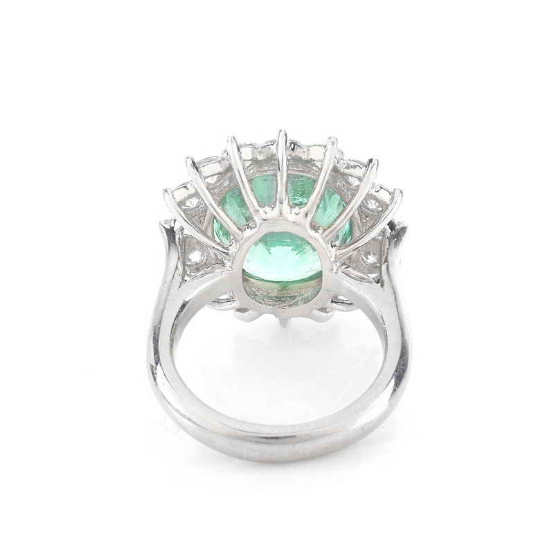 AGL Certified 8.54 Carat Oval Cut Paraiba Tourmaline,