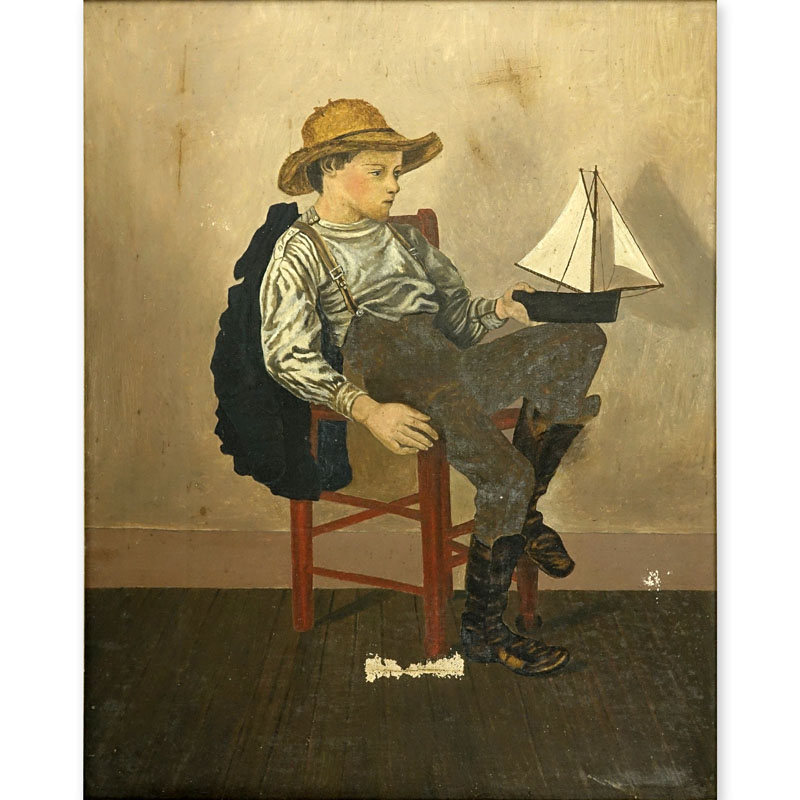 American School, 19/20th Century Oil on Canvas in the Manner of J
