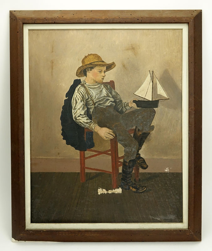 American School, 19/20th Century Oil on Canvas in the Manner of J