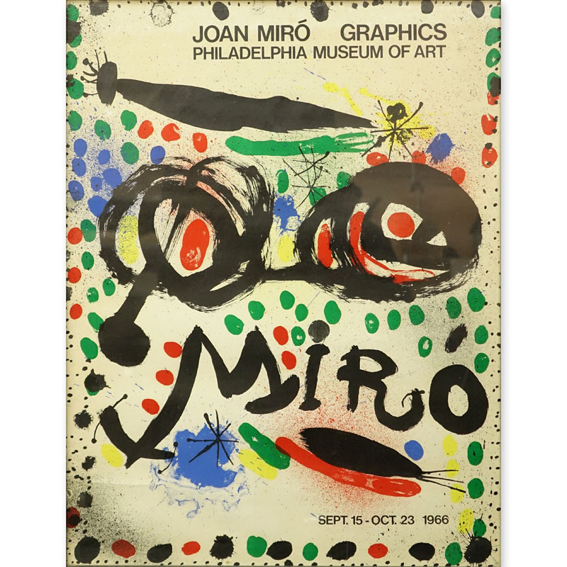 Joan Miro Poster "Philadelphia Museum Of Art"