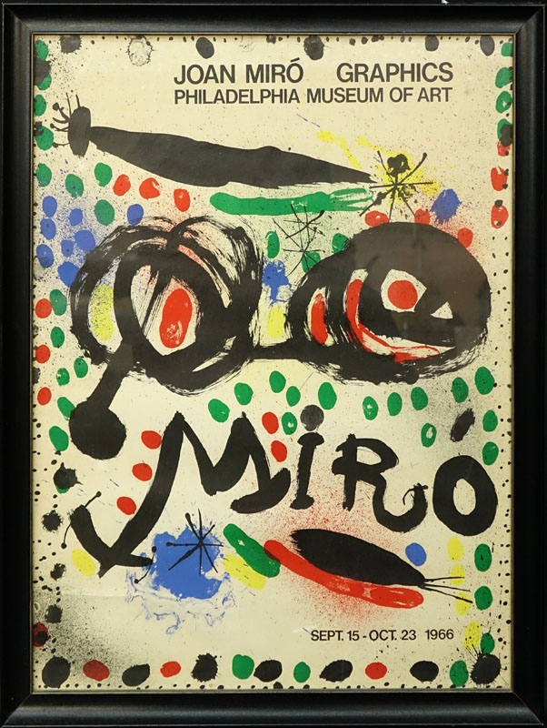 Joan Miro Poster "Philadelphia Museum Of Art"