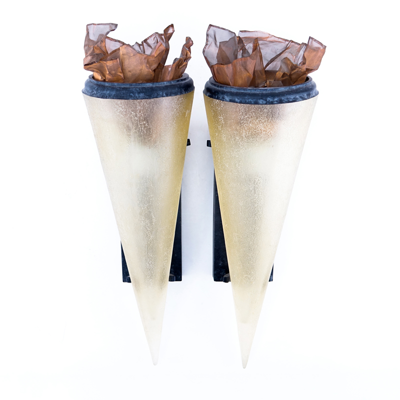 Pair Modern Decorative Sconces