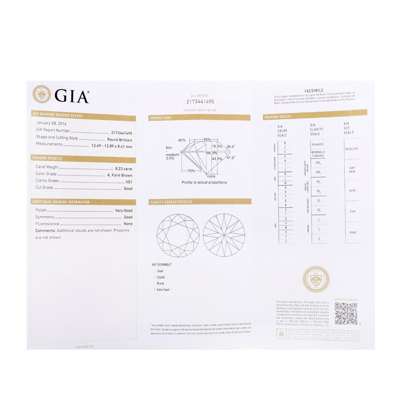 GIA Certified 8