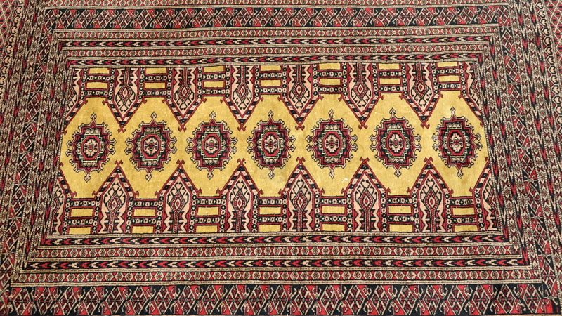 Semi Antique Bokhara oriental Rug.