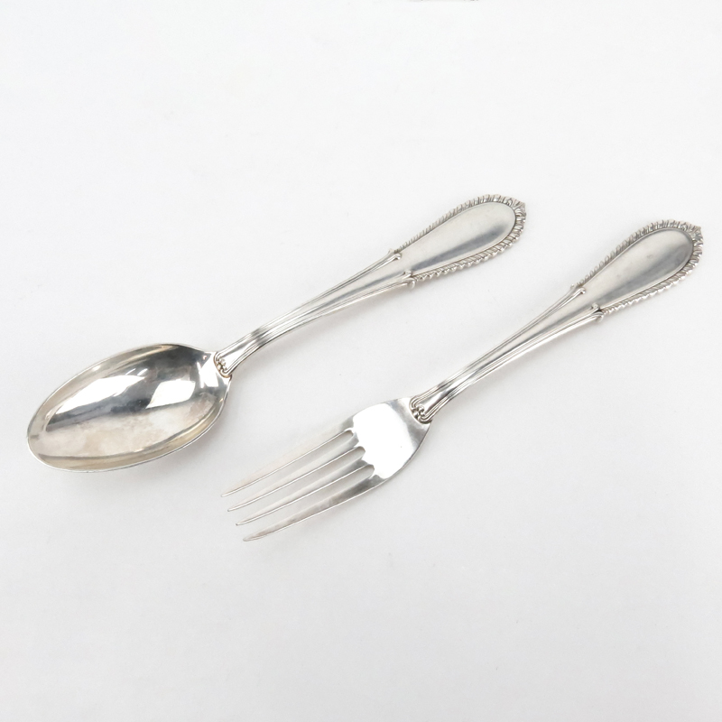 Buccellati "Villa D’Este" Sterling Silver Salad Set