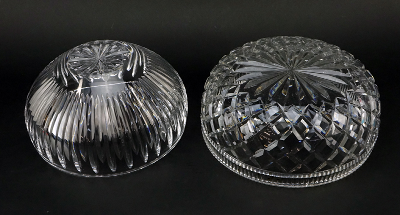 Two (2) Waterford Crystal Round Bowls.