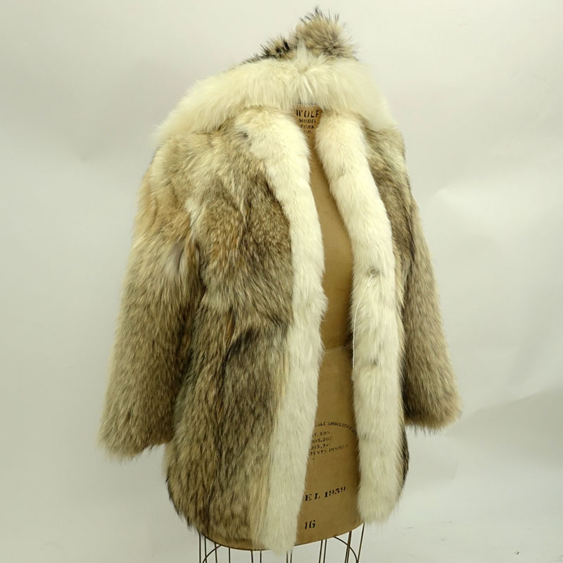 Ladies Vintage Coyote Fur Coat