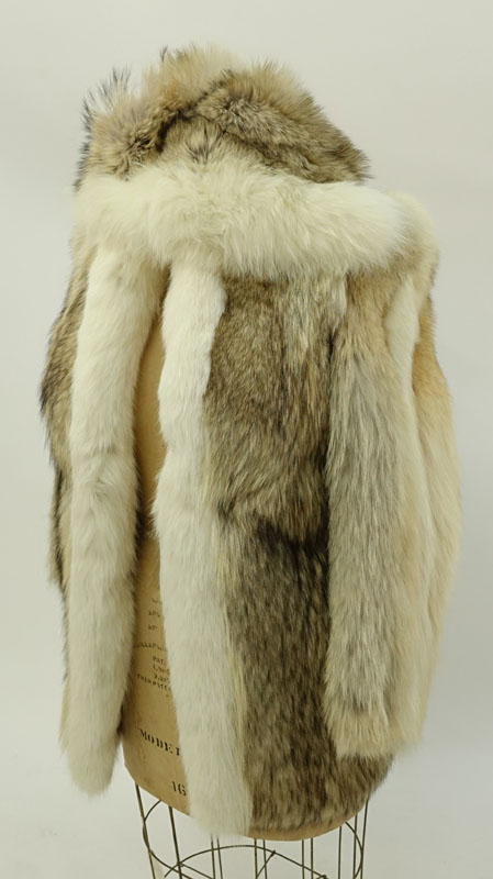 Ladies Vintage Coyote Fur Coat