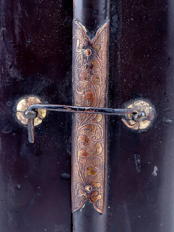 Antique Lacquered Buddhist Traveling Shrine.