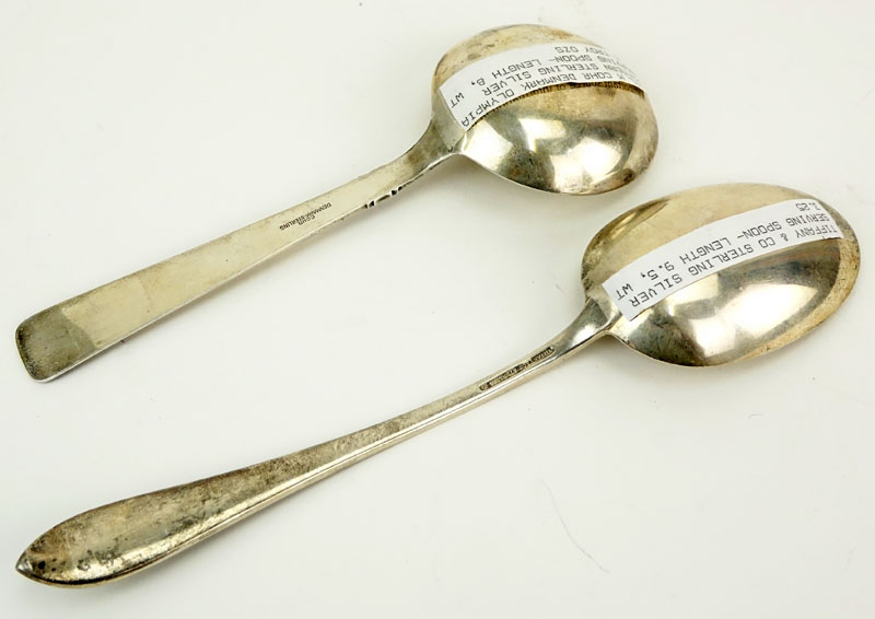 Grouping of Two (2) Sterling Silver Serving Spoons.