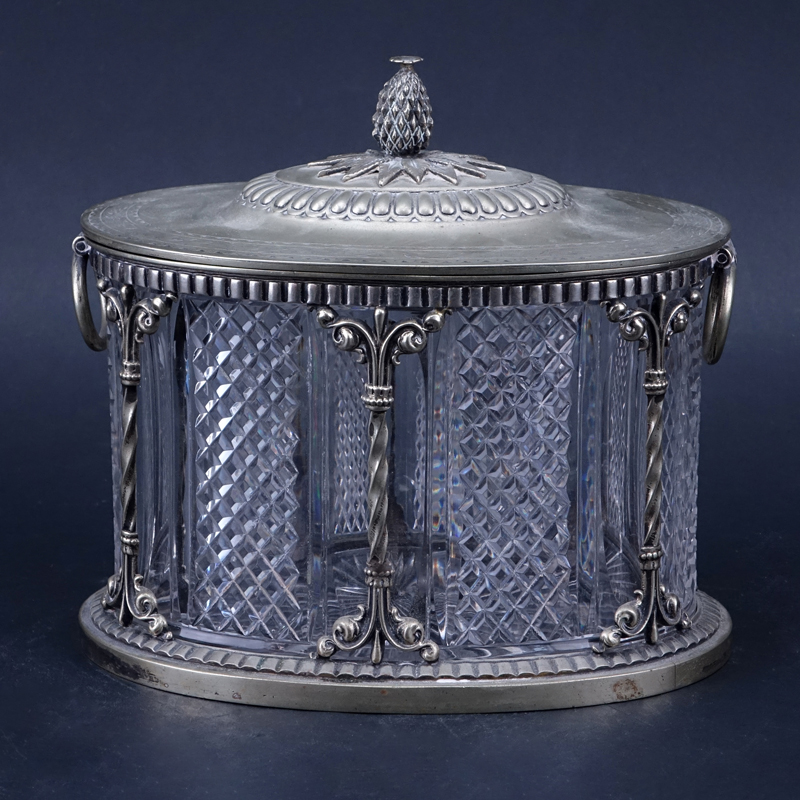 Mid to Late 20th Century  Empire Style Glass and