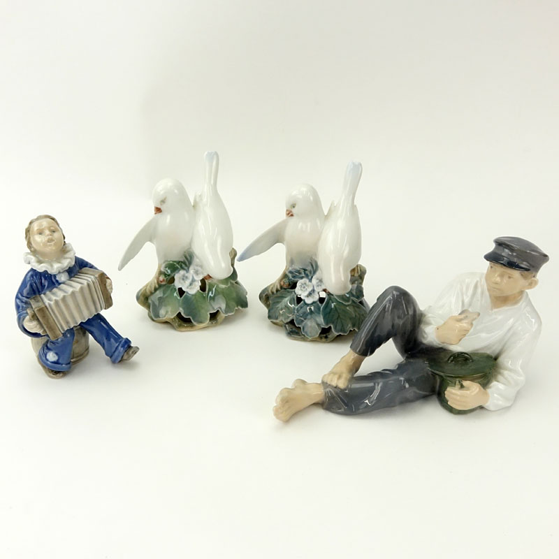 Collection of Four (4) Royal Copenhagen Figurines