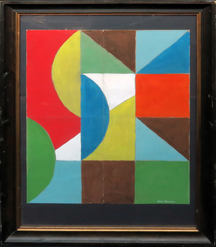 Attributed to: Sonia Delaunay, French (1885-1979)