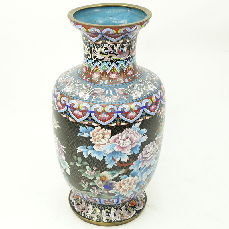 Large 20th Century Chinese Cloisonné Vase