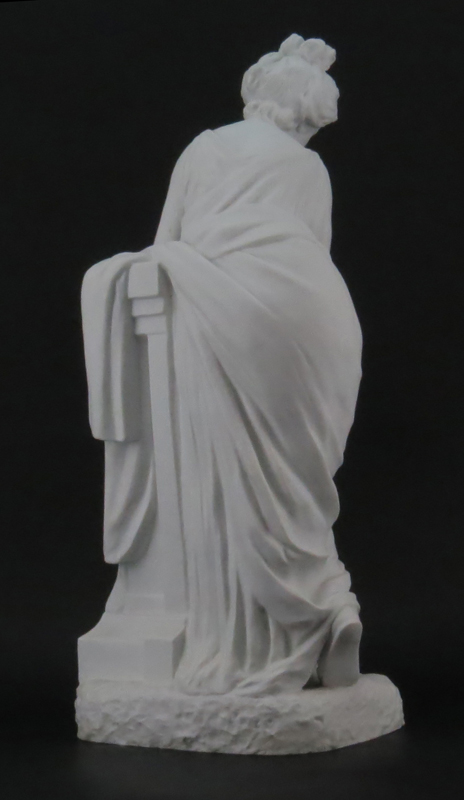 19/20th Century French Bisque Sculpture "Femme à La Fontaine"