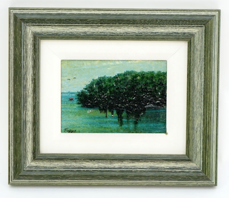 20th Century Oil on Board, Landscape Scene