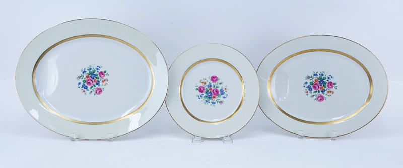 Seventy Three (73) Piece Theodore Haviland New York "Gainsborough" Porcelain Dinner Service