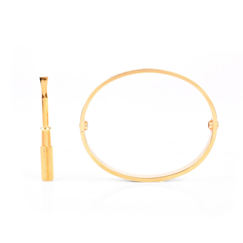 Circa 2014 Cartier 18 Karat Yellow Gold Love Bracelet