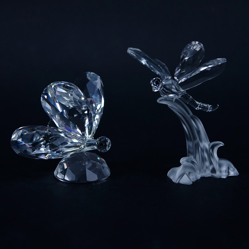 Two (2) Swarovski Crystal Animal Figurines in Original Boxes