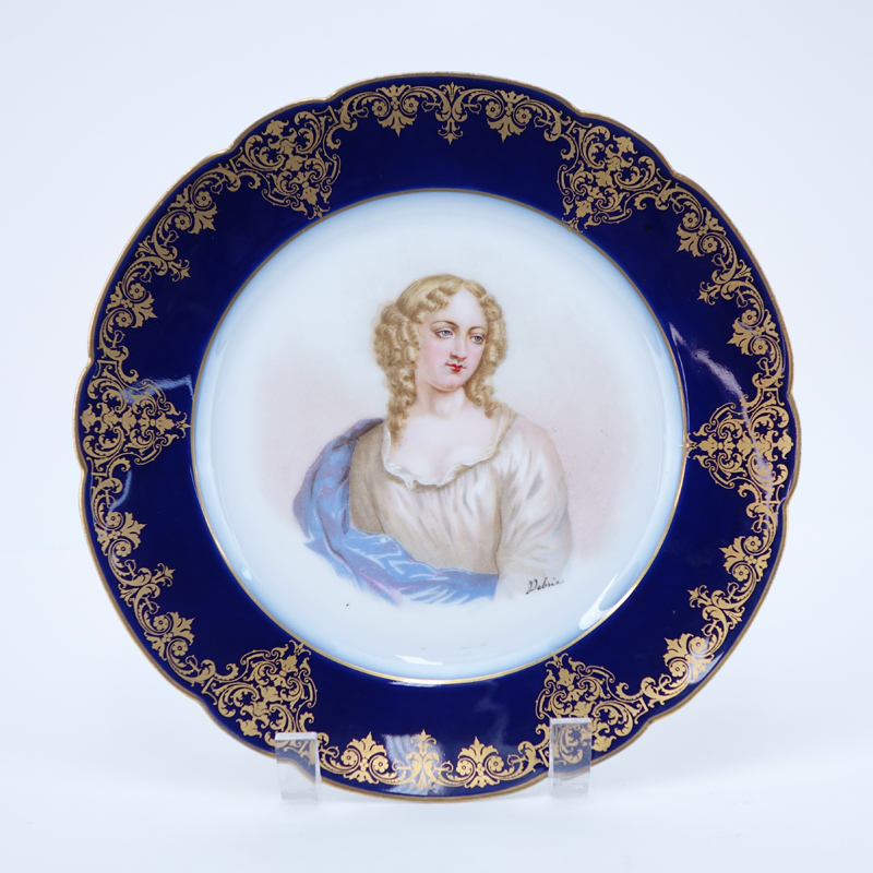 19/20th Century Sevres Portrait Plate