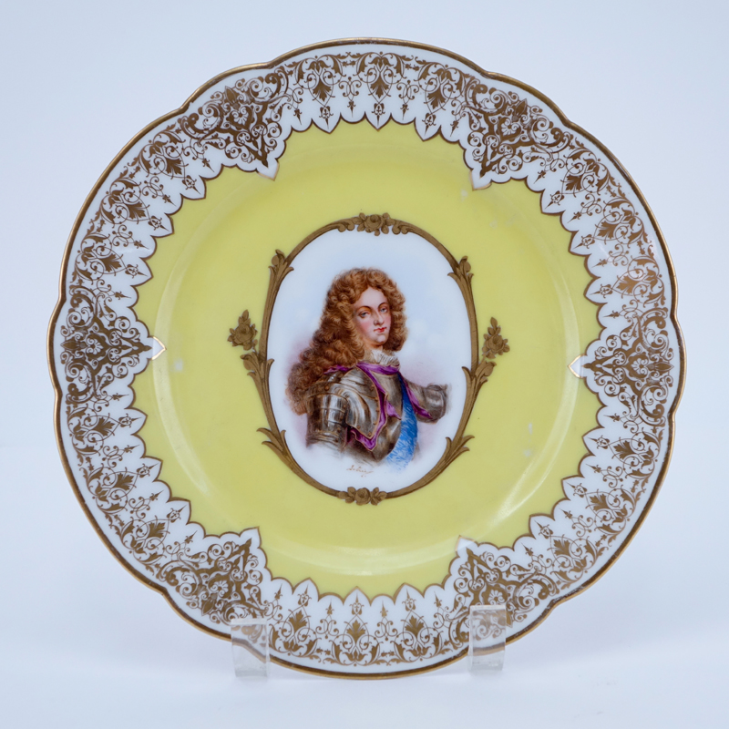 19/20th Century Sevres Portrait Plate