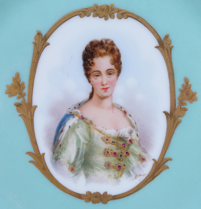 19/20th Century Sevres Portrait Plate