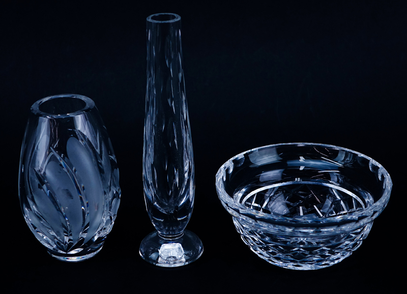 Grouping of Five (5) Waterford Crystal Tableware.