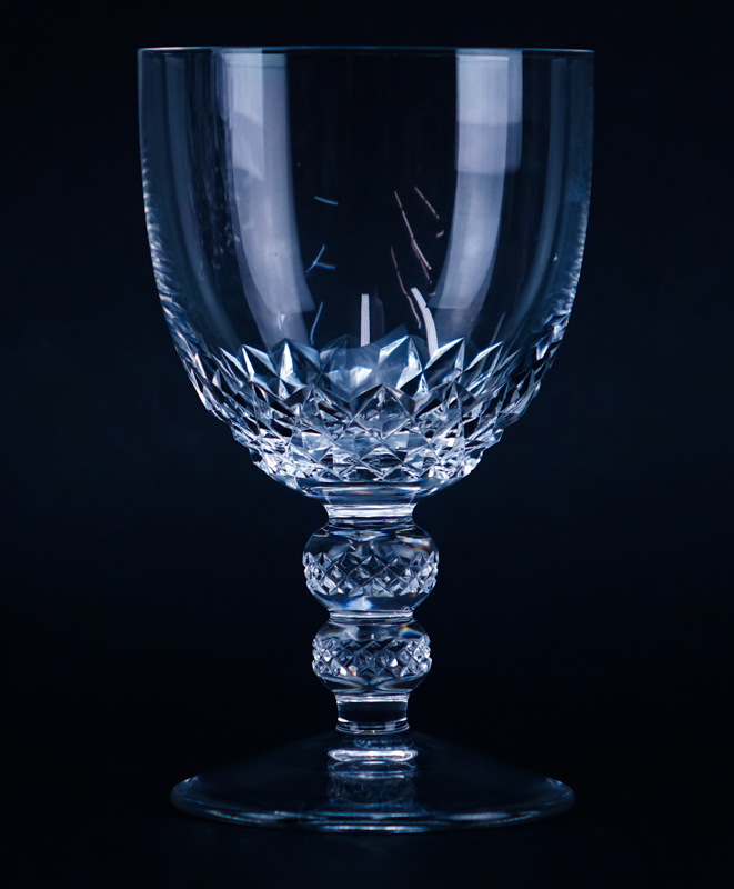 Seven (7) St. Louis Crystal Stemware.