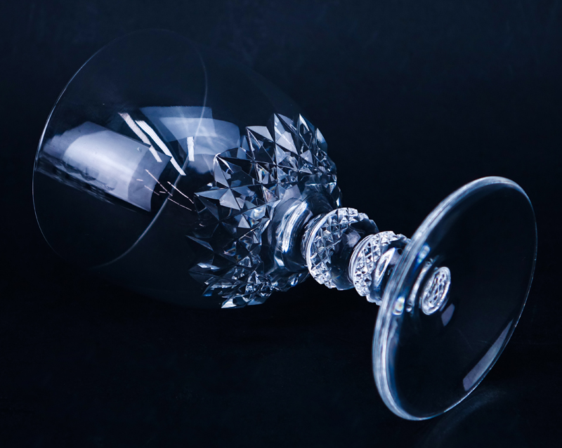 Seven (7) St. Louis Crystal Stemware.