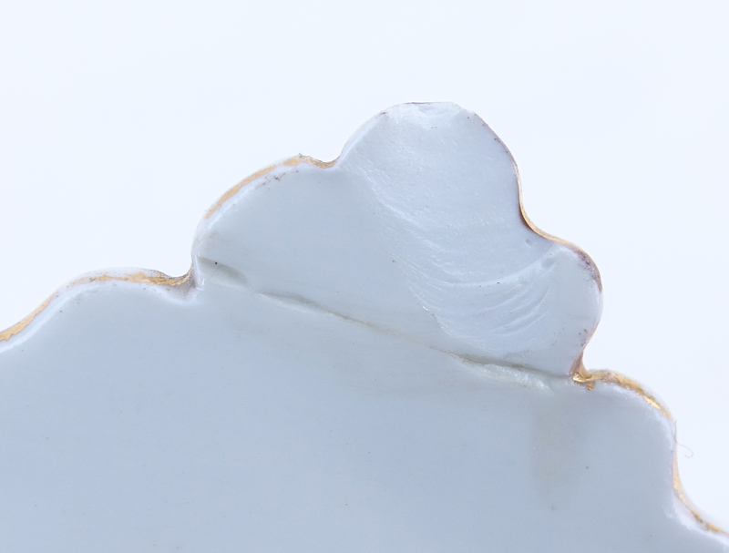 Lot of Two (2) Tableware, Meissen and Fulper Bowls. Each signed appropriately.
