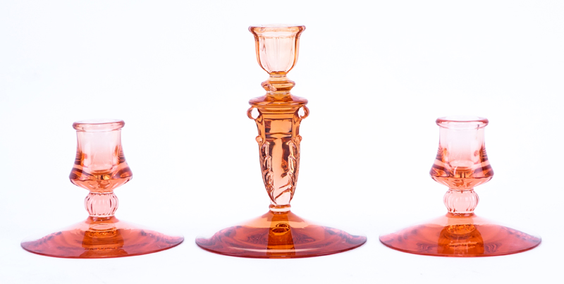 Grouping of Seven (7) Vintage Glass Tableware.