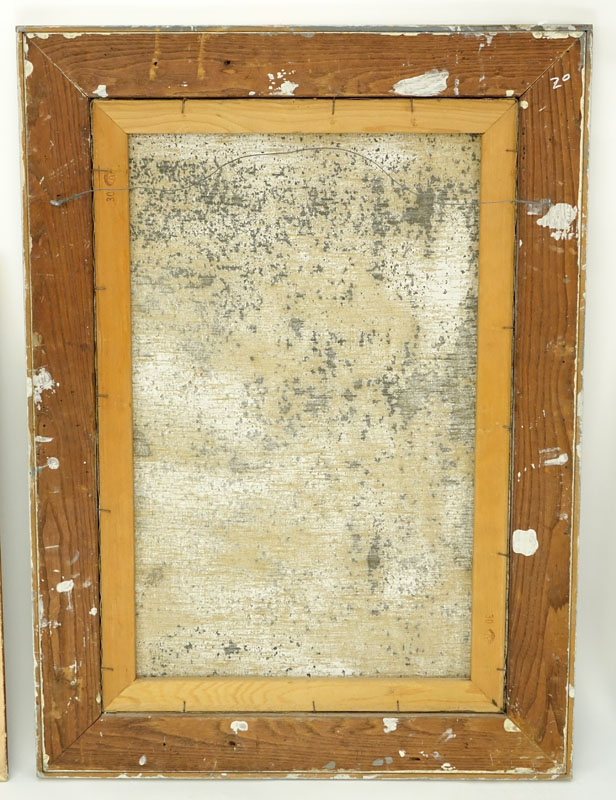 R John Foster, American  (1908 - 1989) Oil on Canvas "Sycamore" Signed Lower Right. 