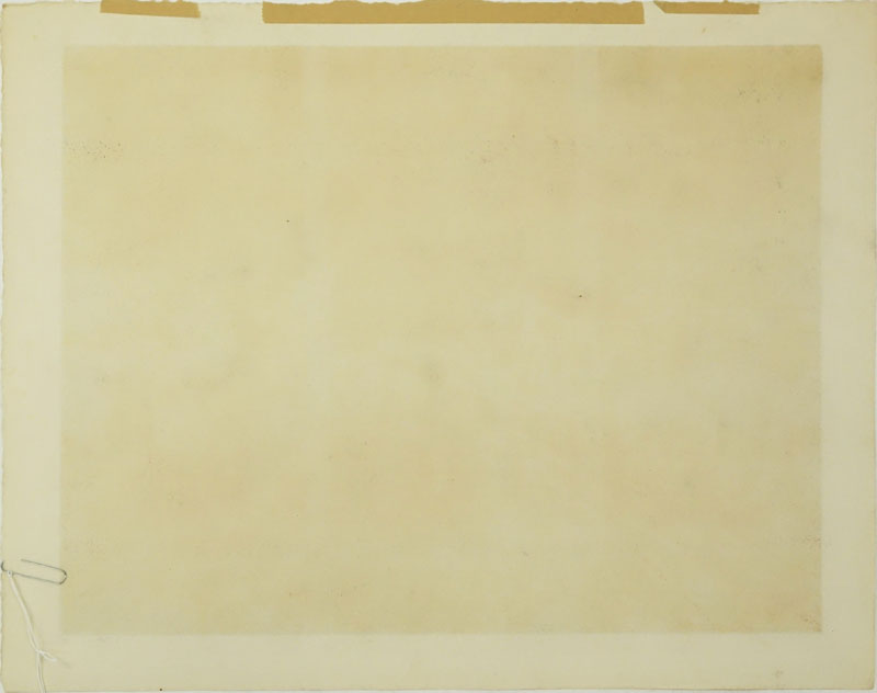 Harry Shoulberg, American  (1903 - 1995) Lithograph "Sun After Rain" Pencil Signed and Title on Lower Border.