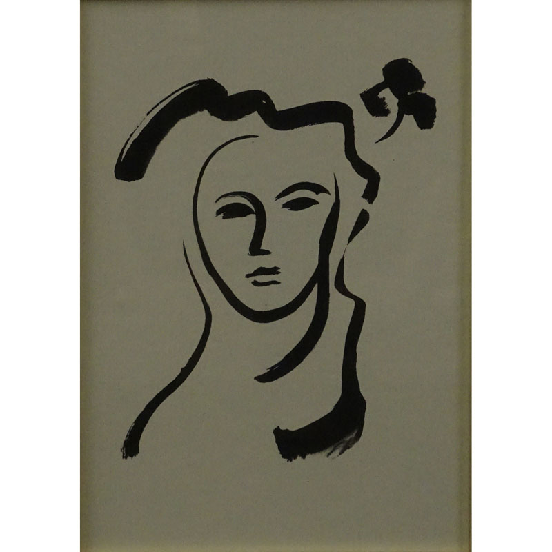 After: Henri Matisse, French (1869-1954) Lithograph "Patitcha". Unsigned.