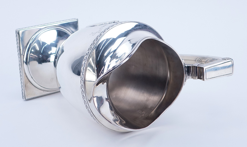 Edwardian Style Brand-Chatillon Sterling Silver Water Pitcher.