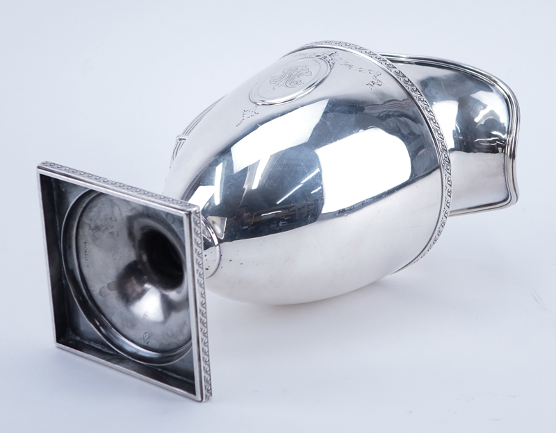 Edwardian Style Brand-Chatillon Sterling Silver Water Pitcher.